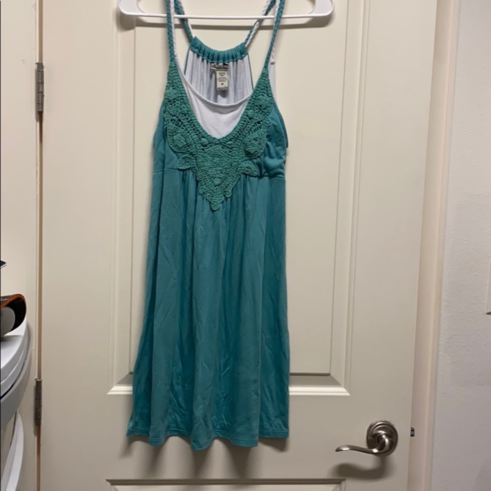 Green summer dress women’s size med